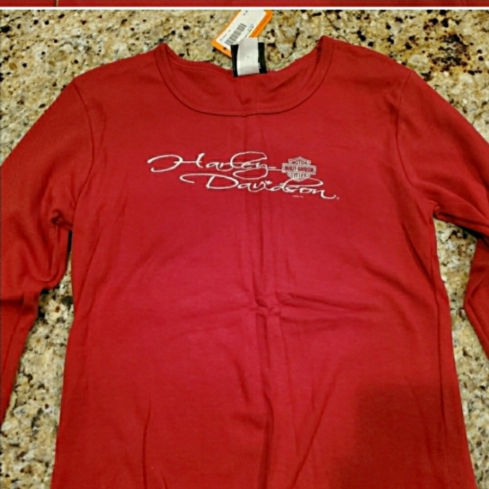 Ladies Long Sleeve Harley Davidson T